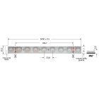 ELCART DISTRIBUTION - WALL WASHER 15WM 24V BN IP67 CR90