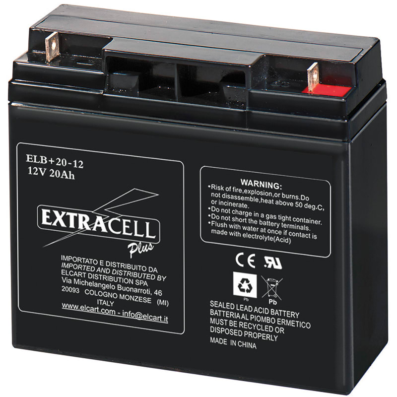 ELCART DISTRIBUTION - BATTERIA RIC.PIOMBO 12V  20 AH