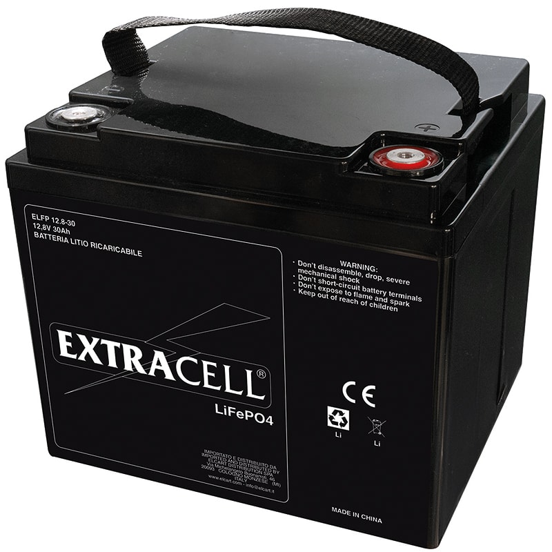 ELCART DISTRIBUTION - BAT.EXTRACELL LIFEPO4 12.8V 30AH