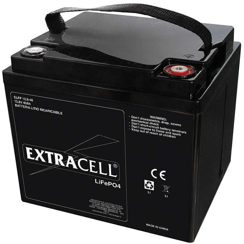 ELCART DISTRIBUTION - BAT.EXTRACELL LIFEPO4 12.8V 40AH