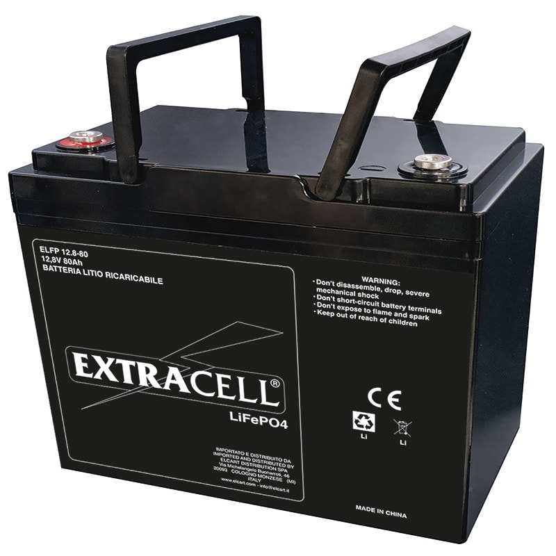 ELCART DISTRIBUTION - BAT.EXTRACELL LIFEPO4 12.8V 80AH