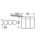 ELCART DISTRIBUTION - PACCO BATT.NI-CD 3.6V 1300MAH SC