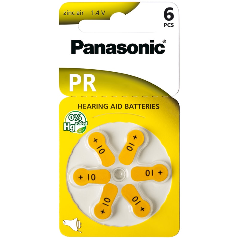 ELCART DISTRIBUTION - PILA ZN-ARIA PANASONIC PR675 BL.6
