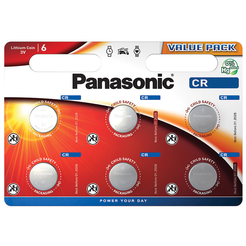 ELCART DISTRIBUTION - PILA LITIO PANASONIC CR2032 BL6