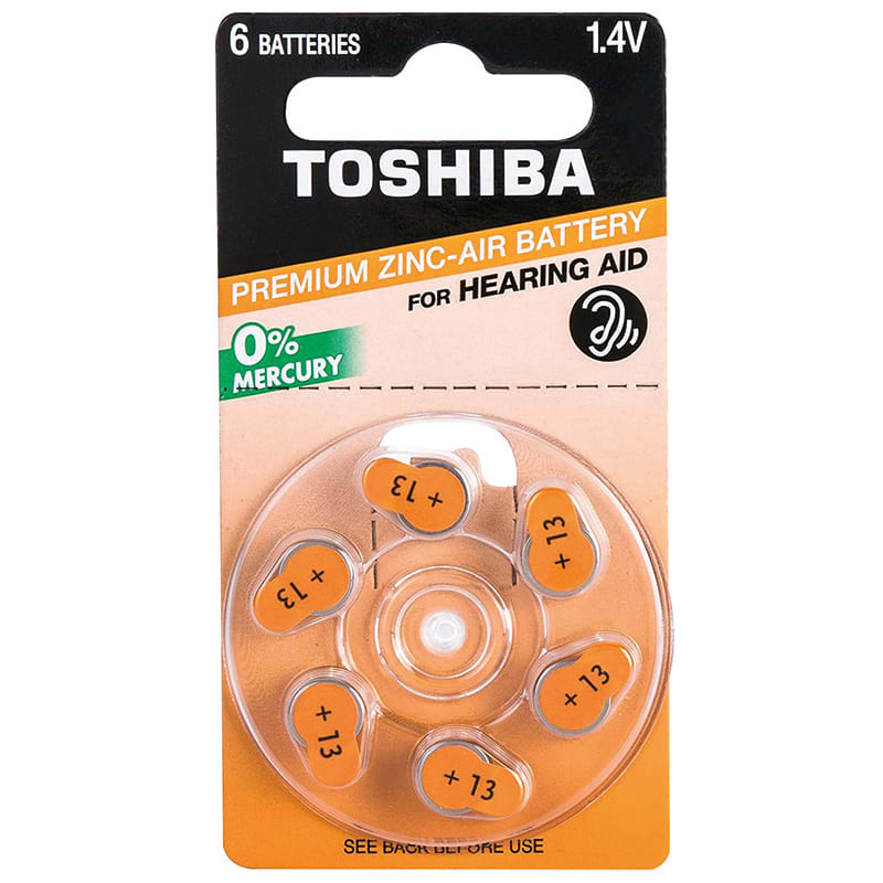 ELCART DISTRIBUTION - PILA ZN-ARIA TOSHIBA 675 PR44 BL6