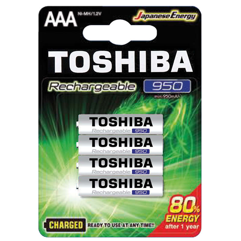 ELCART DISTRIBUTION - BATT.RICAR.PRONTA AAA TOSHIBA BL4