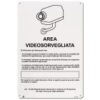ELCART DISTRIBUTION - CARTELLO AREA VIDEOSORVEGLIATA