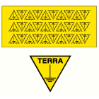 ELCART DISTRIBUTION - FOGLIO N.30 ETICHETTE MESSA TERRA