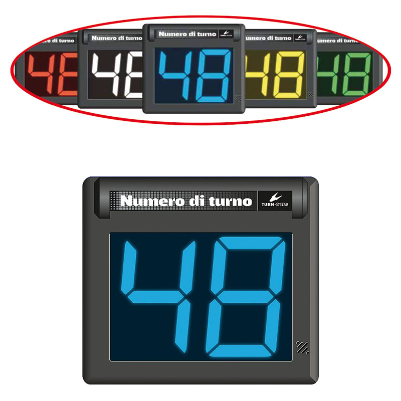 ELCART DISTRIBUTION - DISPLAY RGB 2 CIFRE GRIGIO