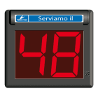 ELCART DISTRIBUTION - DISPLAY 2 CIFRE NERO