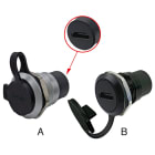 ELCART DISTRIBUTION - PRESA HDMI F/F DA PANNEL. NERO