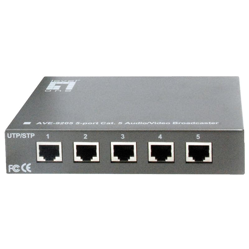 ELCART DISTRIBUTION - AUDIO/VIDEO TRANSM. 5 VGA CAT.5