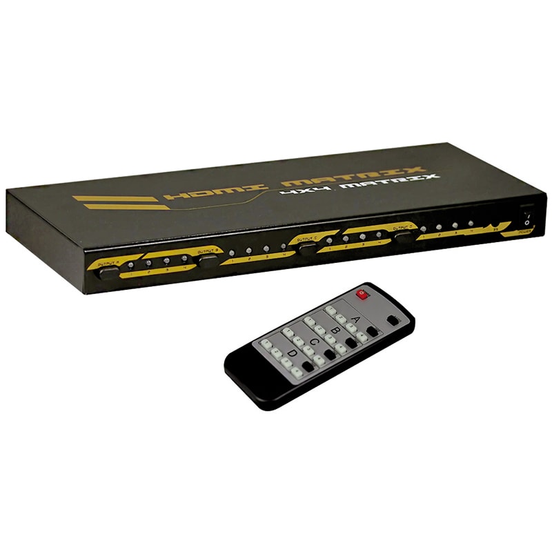 ELCART DISTRIBUTION - MATRICE HDMI 4X4 3D 4K@60HZ RS232