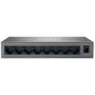 TENDA - Switch non gestito 8 porte Gigabit, case in metallo per alta dissipazione, 2000 Mbps full duplex, auto MDI/MDIX, plug and play, desktop.