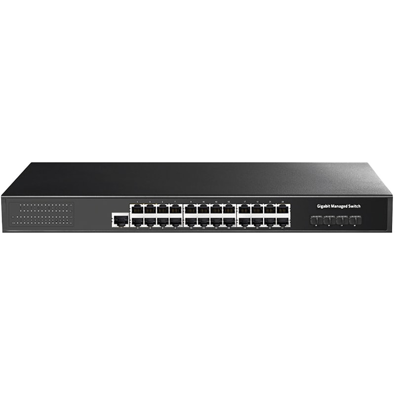 CUDY - SWITCH GIGA MAN L3 24P+4 SFP 10G