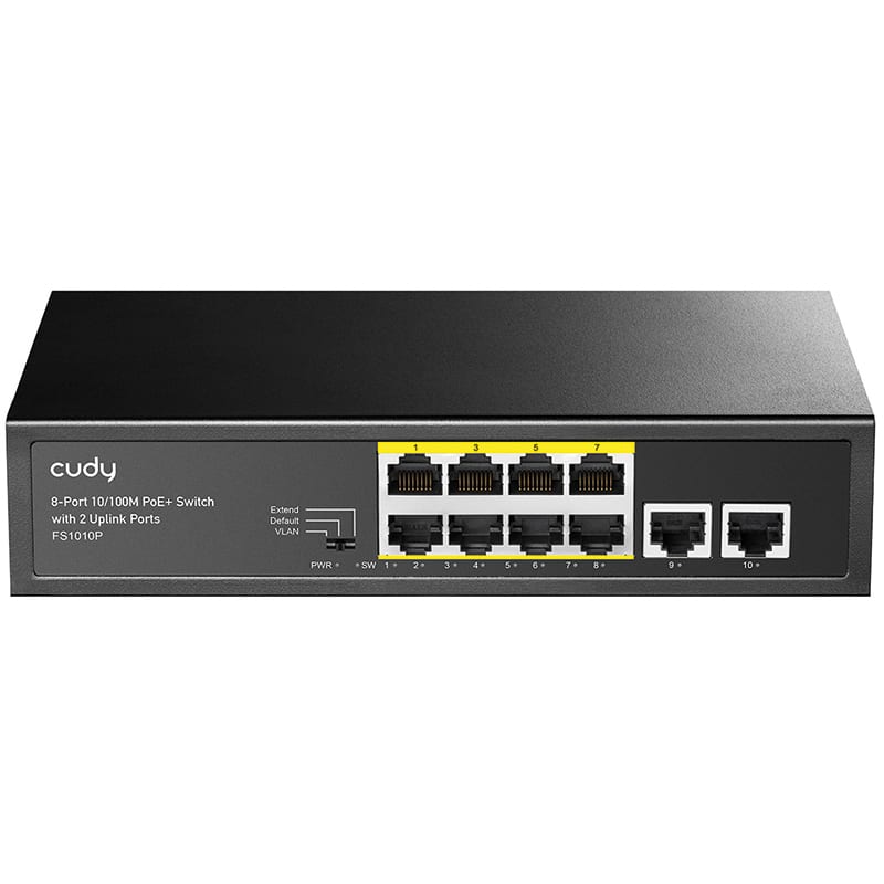 CUDY - SWITCH POE 8P 10/100M
