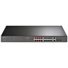 TP-LINK - TL-SL1218MP SWITCH 16P 10/100M+2P