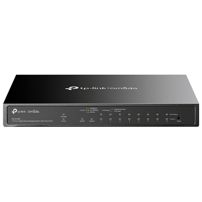 TP-LINK - ES210GMP SWITCH EASY MANAGED 10P