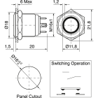ELCART DISTRIBUTION - PULS.ANTIVAN.AUTOR.24V IP65 ROSSO