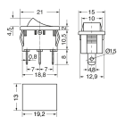 ELCART DISTRIBUTION - DEVIATORE UNIPOL.MINIAT. NERO 6A