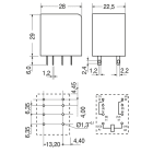 ELCART DISTRIBUTION - PT270730   RELE 2 SC. 12A 230VCA