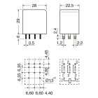 ELCART DISTRIBUTION - PT370524   RELE 3 SC. 10A  24VCA