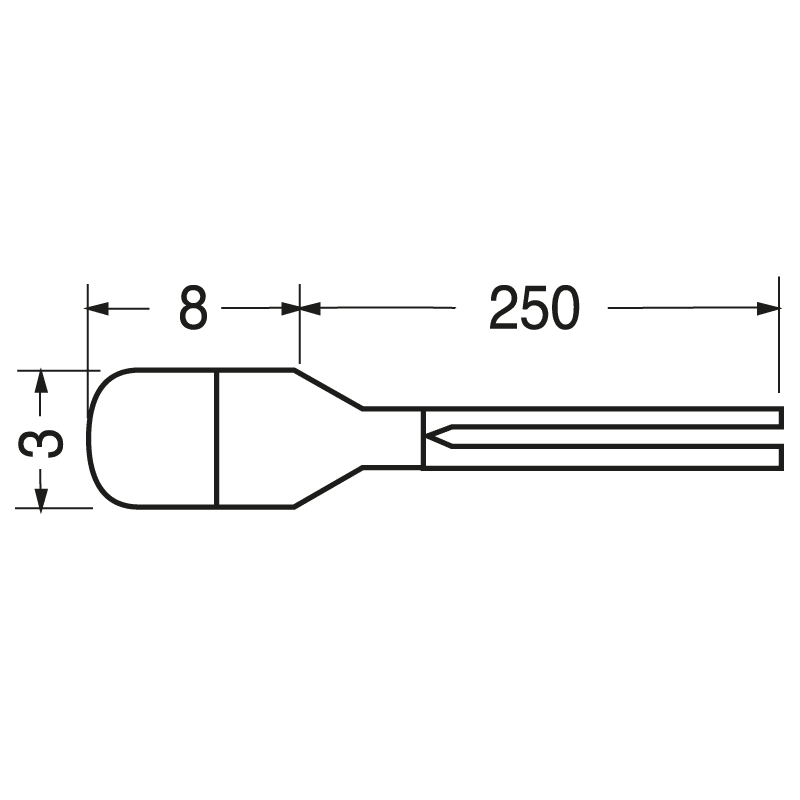 ELCART DISTRIBUTION - MICROLAMPADA D. 3 MM  12 V  80 MA