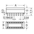 ELCART DISTRIBUTION - ZOCCOLO PER C.I.  14 PIN