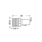 ELCART DISTRIBUTION - PORTAFUSIBILE DA PANNELLO 5X20