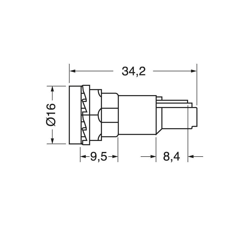 ELCART DISTRIBUTION - PORTAFUSIB. PANNELLO 5X20 UL-CSA