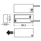 ELCART DISTRIBUTION - PORTABATTERIA PER 2 PILE STILO