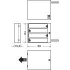 ELCART DISTRIBUTION - PORTABATTERIA PER 4 PILE STILO