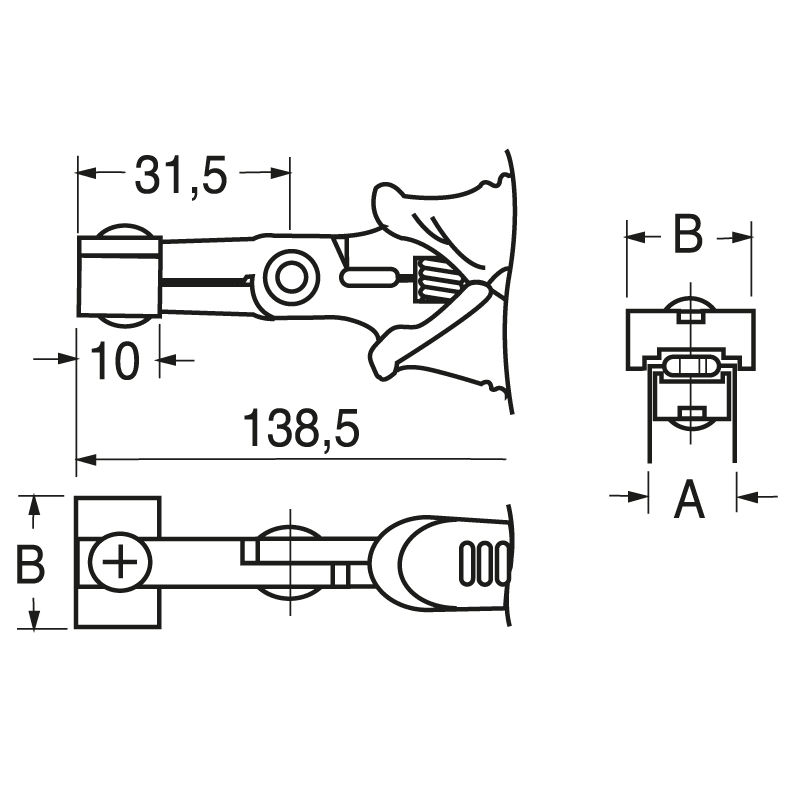 ELCART DISTRIBUTION - PINZA X ELETTR. PPR-5003