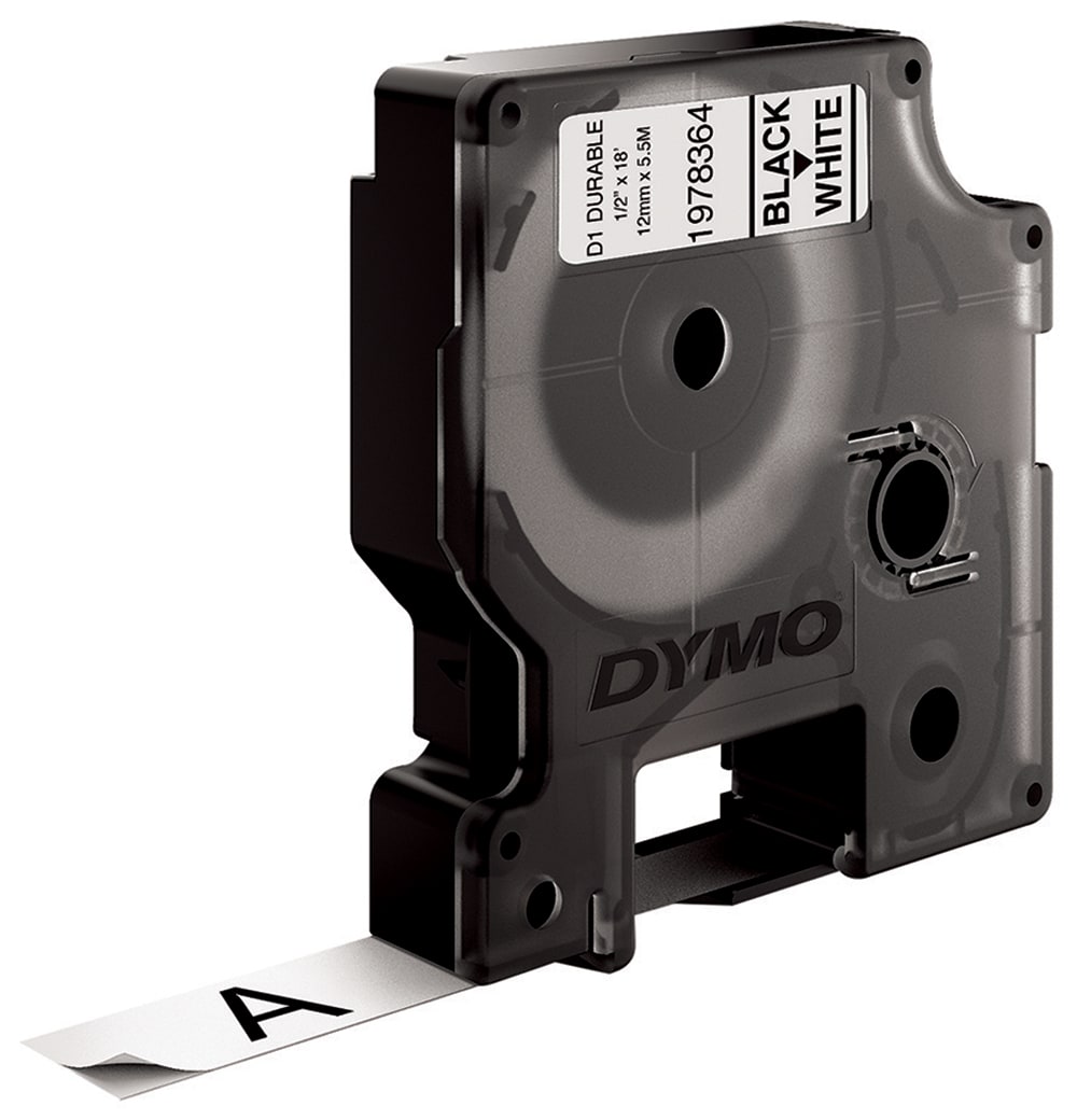 ELCART DISTRIBUTION - NASTRO D1 DURABLE 12MMX3M BI/NERO