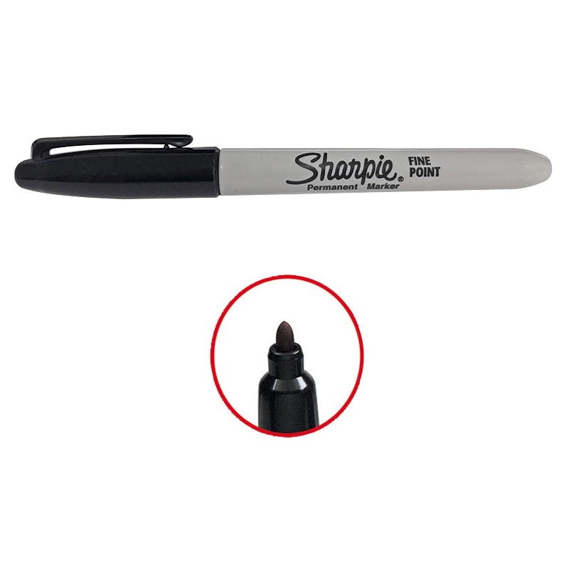 ELCART DISTRIBUTION - MARCAT.SHARPIE PUNTA TONDA   NERA