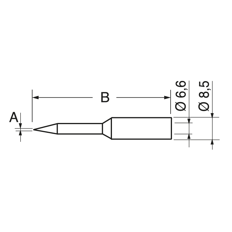 ELCART DISTRIBUTION - 0832BDLF  PUNTA ERSA   1.0MM