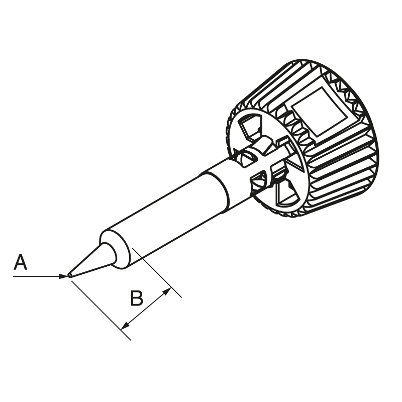 ELCART DISTRIBUTION - 0142PDLF08L PUNTA ICONTRACE 0,8MM
