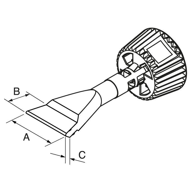 ELCART DISTRIBUTION - 0142ZDLF100 PUNTA ICONTRACE 10MM