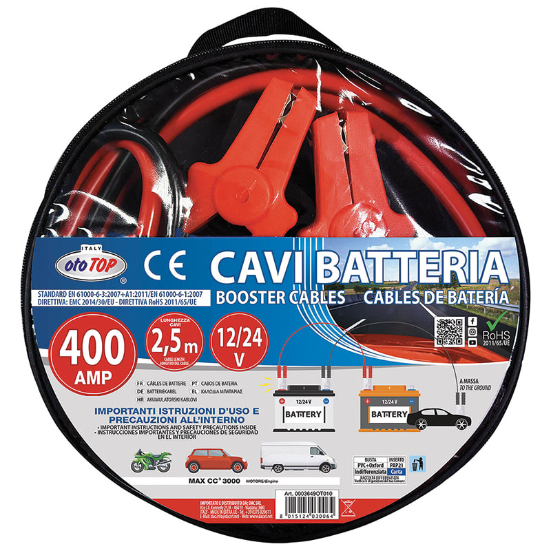 ELCART DISTRIBUTION - CAVI BATTERIA AUTO 400 AMP