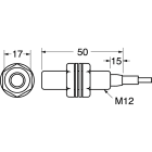 ELCART DISTRIBUTION - SENS.PROSSIMITA' M12 AC-NO SHIELD