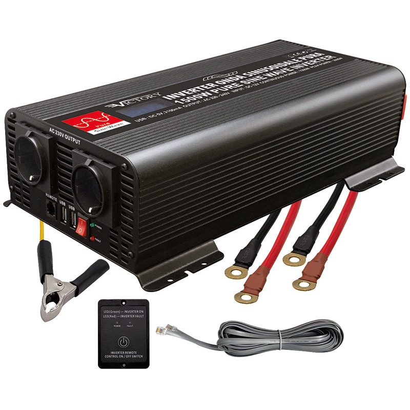 ELCART DISTRIBUTION - INVERTER PROF.1500W/12V ONDA PURA