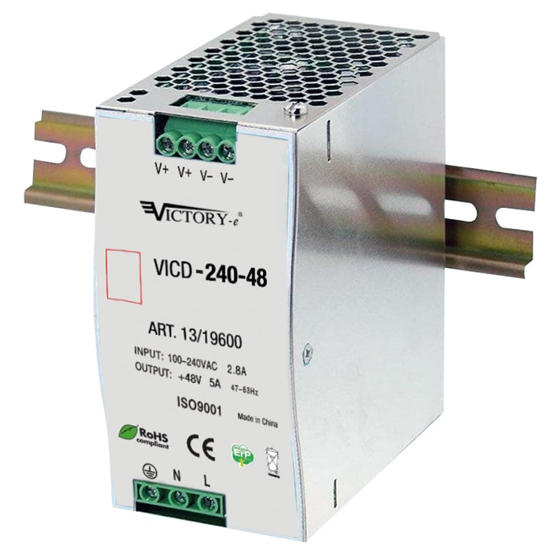 ELCART DISTRIBUTION - ALIM. SWITCH. DIN 240W 48V