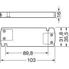 ELCART DISTRIBUTION - LED DRIVER 20W 12VCC MORSETTI
