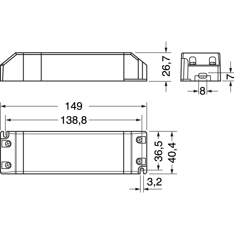 ELCART DISTRIBUTION - LED DRIVER 50W 12VCC SLIM