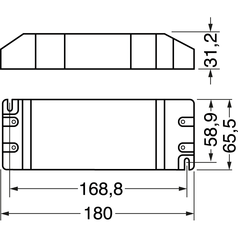 ELCART DISTRIBUTION - LED DRIVER SLIM 100W 24VCC