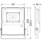 ELCART DISTRIBUTION - PROIET.LED ESTER.RGBWW/W 30W IP65