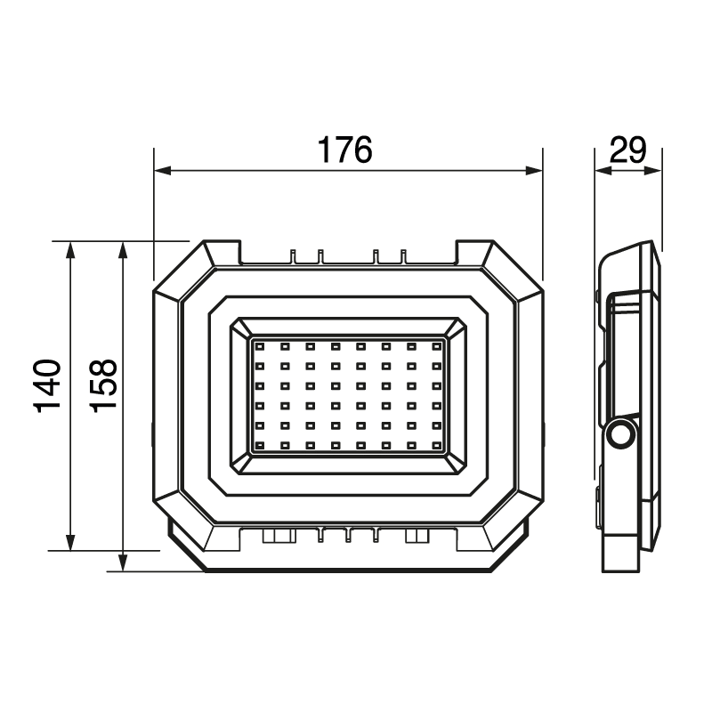 ELCART DISTRIBUTION - PRO.LED TUYA/BT RGB+CCT 20W IP65