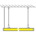 ELCART DISTRIBUTION - KIT PENDENTE ORIZZONT. NEON 360^
