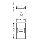 ELCART DISTRIBUTION - 4PZ CONN.CLIP STRIP-WIRE 10MM 5A