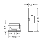 ELCART DISTRIBUTION - 4PZ CONN.CLIP STRIP-STRIP 10MM 5A